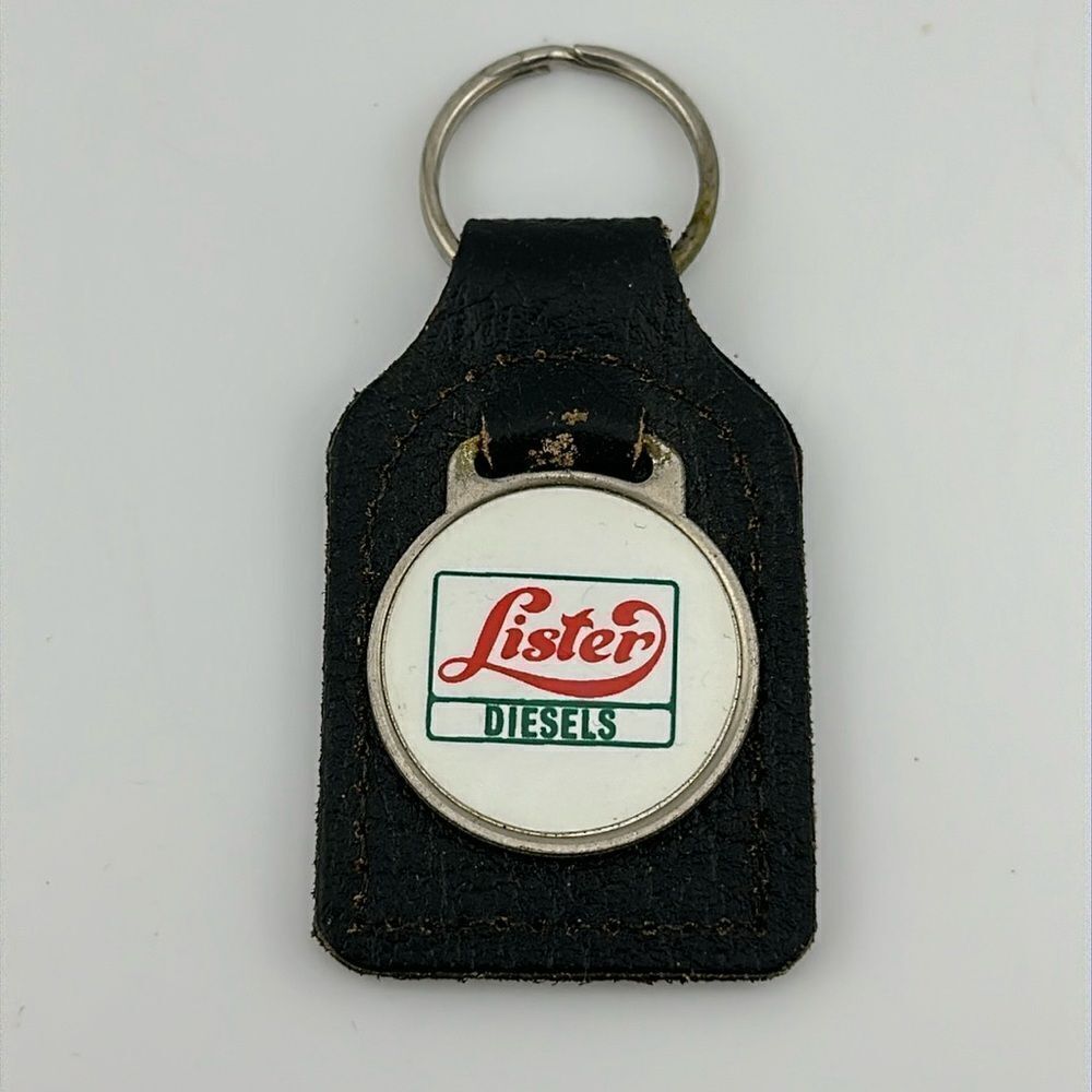 Vintage Lister Diesels leather key chain
